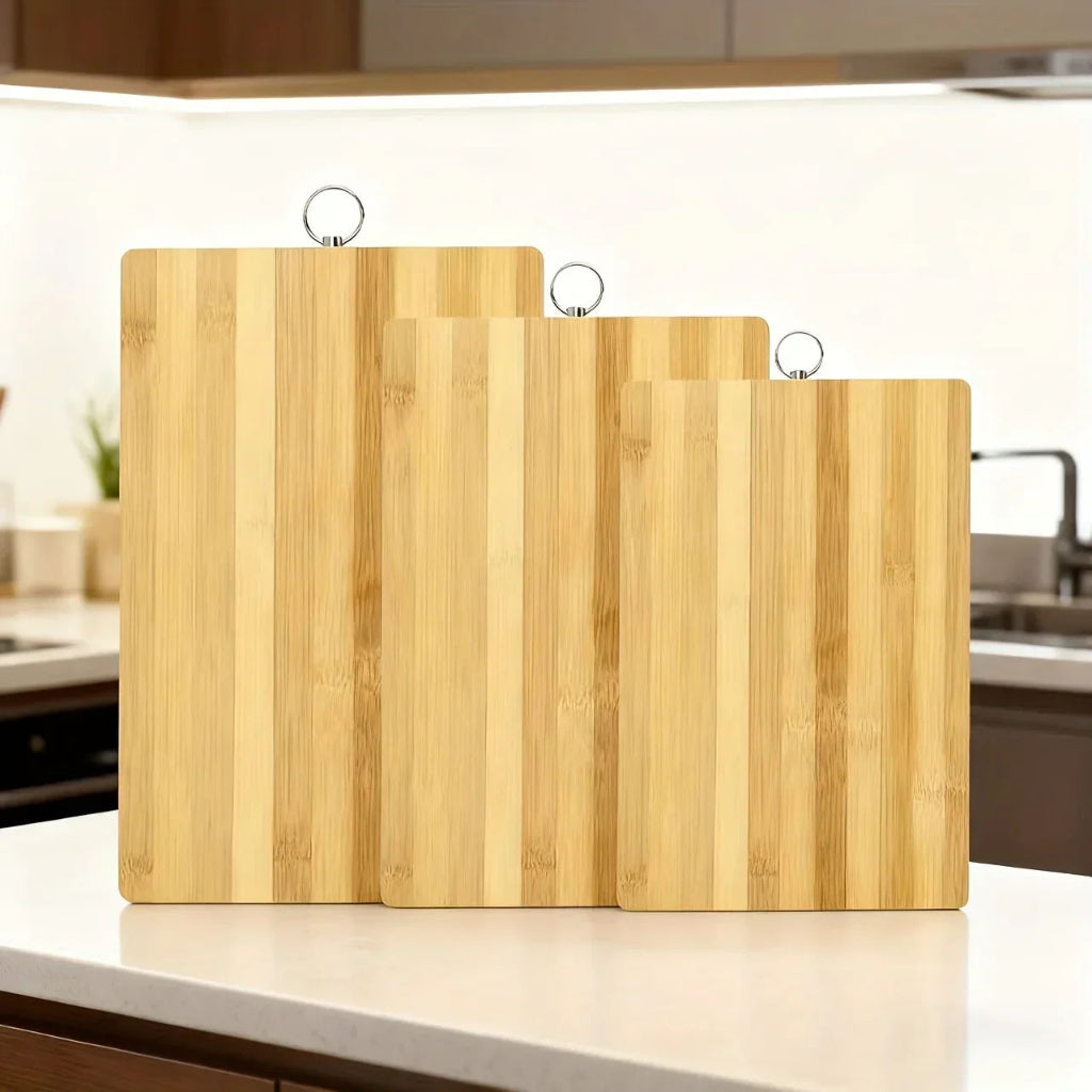 Bamboo Cutting Board Set Double-Sided Thickened Chopping Boards