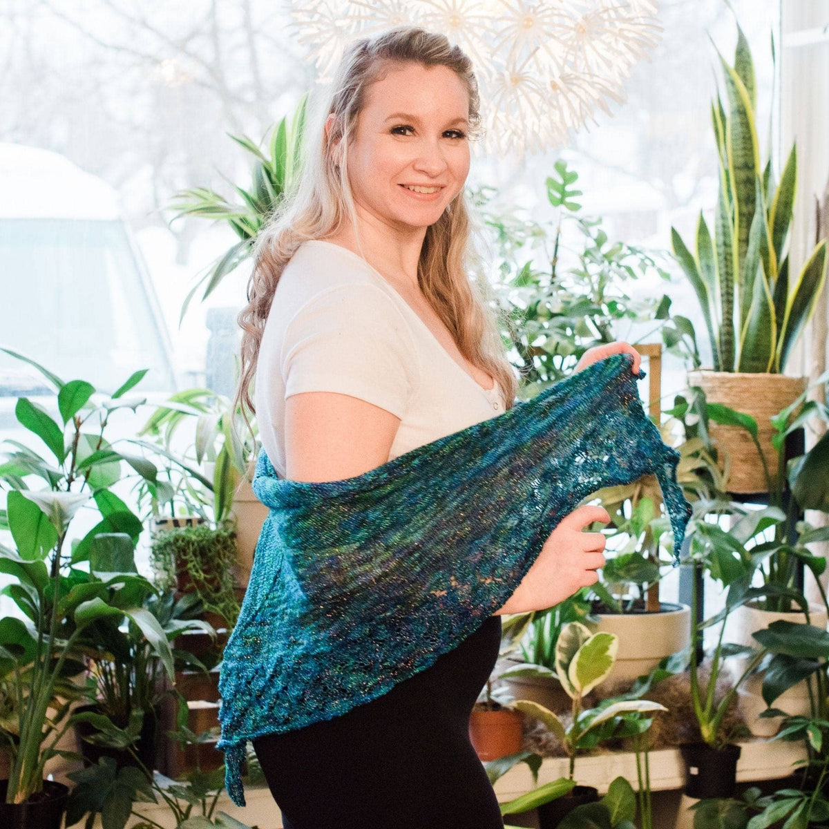 Lace Weight Silk Shawl Kit