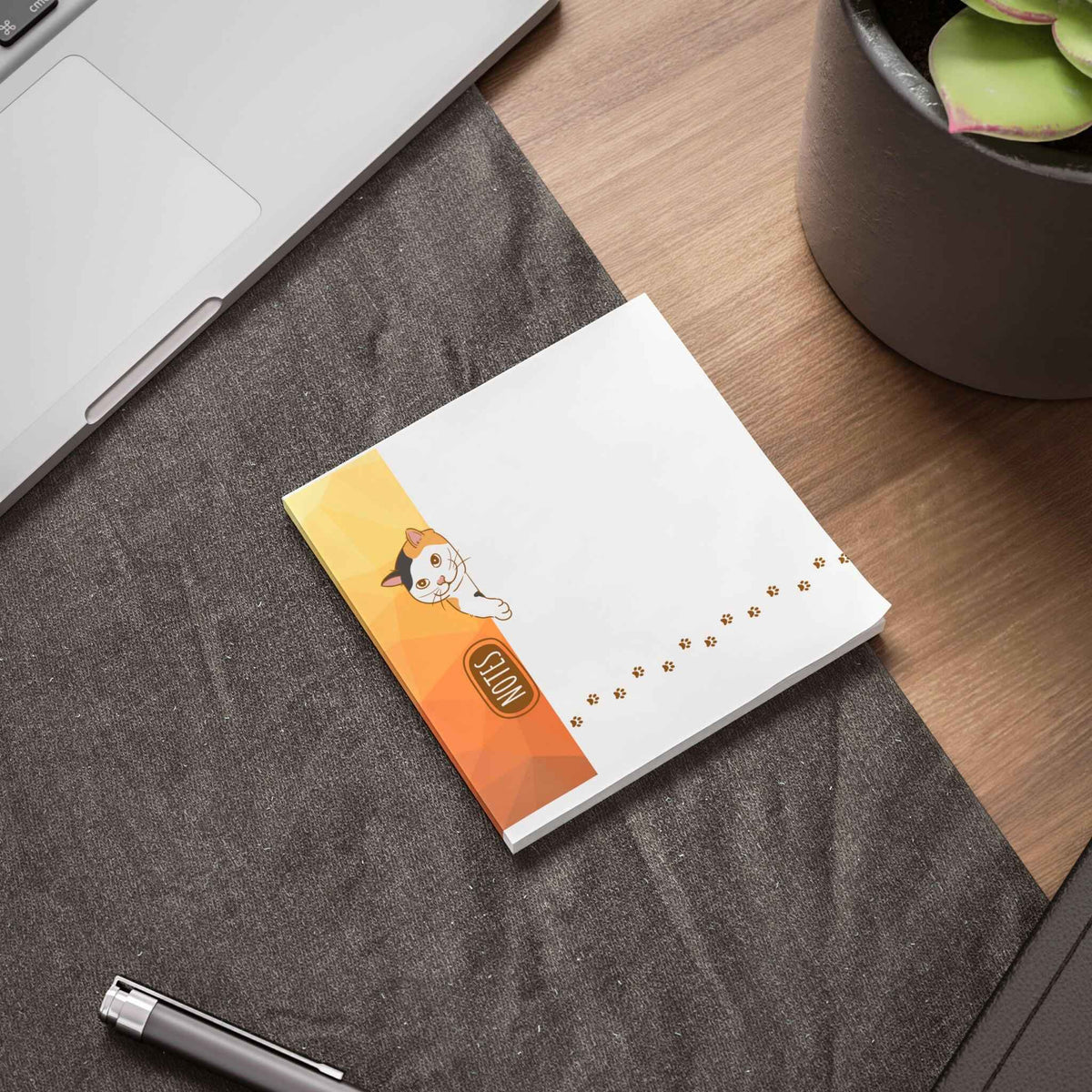 Kitty Post-it Notes | Cat Approved Sticky Notes for Chaotic Brilliance