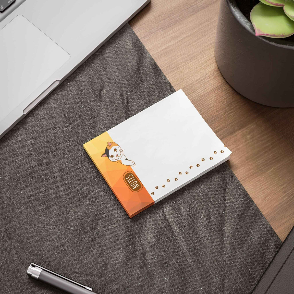 Kitty Post-it Notes | Cat Approved Sticky Notes for Chaotic Brilliance