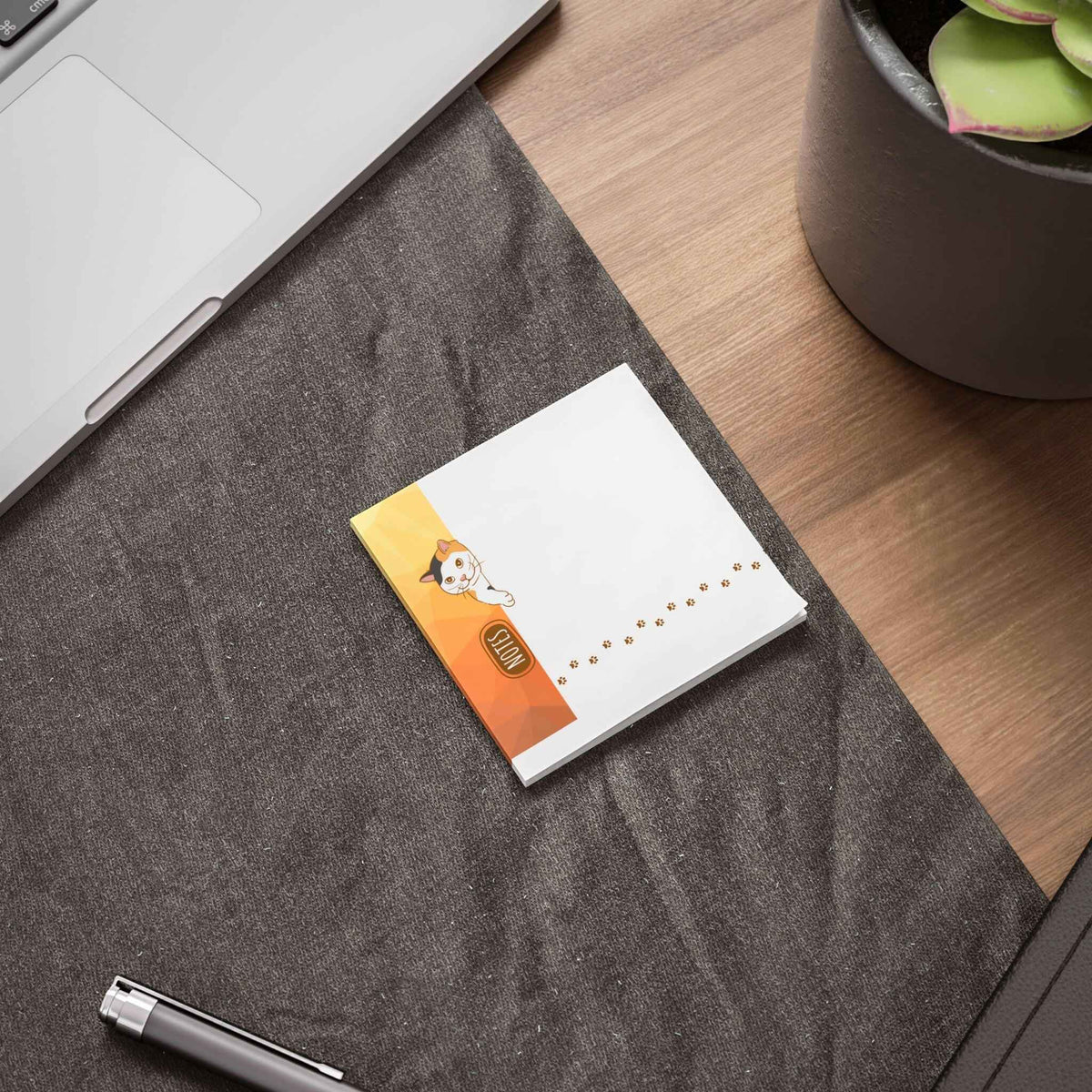 Kitty Post-it Notes | Cat Approved Sticky Notes for Chaotic Brilliance
