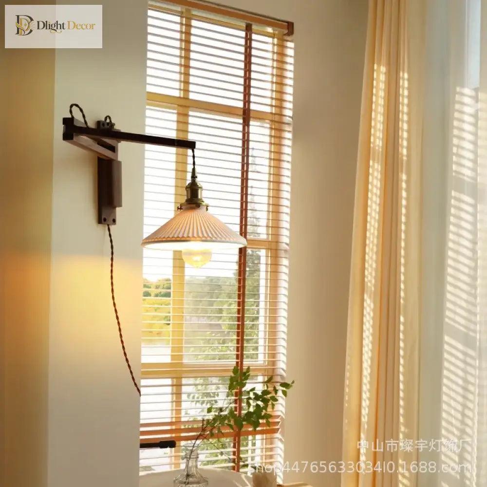 Kiyomi Ceramic Wall Sconce | Bedroom & Hallway Lighting