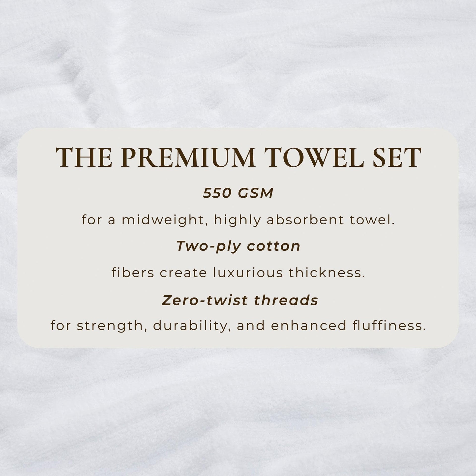 Luxury Cotton Towels - Karina Collection