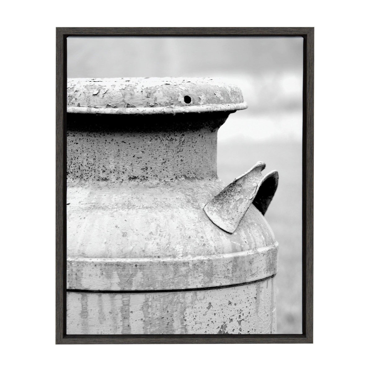 Sylvie Milk Can Framed Canvas by Jami Skarda