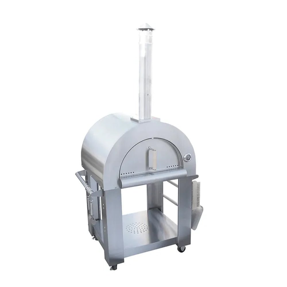 KoKoMo Grills Premium 32 Inch Stainless Steel Wood Fired Pizza Oven - KO-PIZZAOVEN (SAK92618)