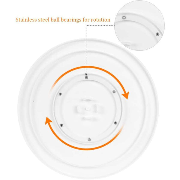 Kootek 11 Inch Rotating Cake Turntable with 2 Icing Spatula and 3 Icing Smoother