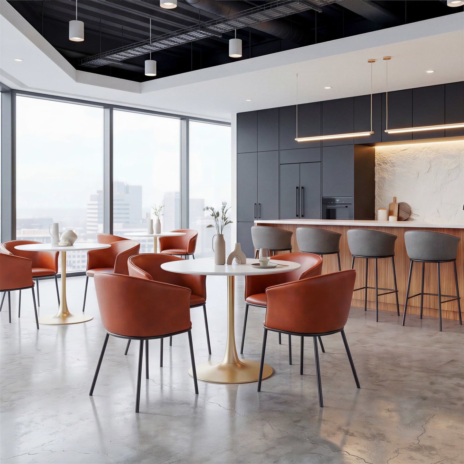 Garston Barstool Gray