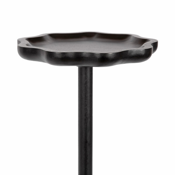 Alezar Scallop Wood Drink Table