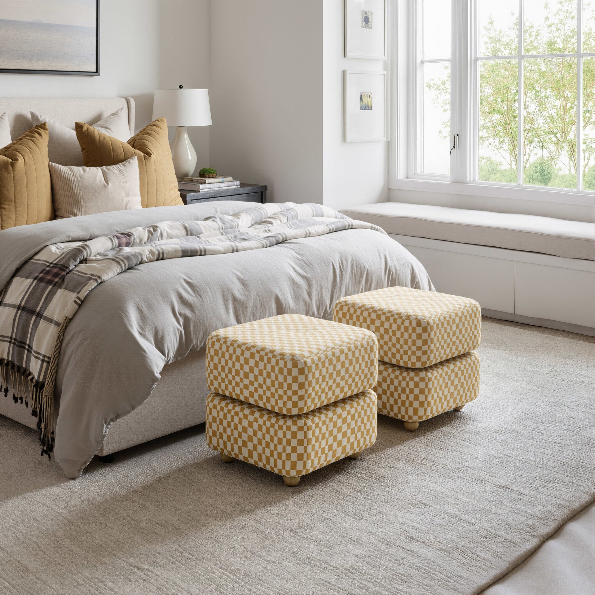 Haki Ottoman Multicolor