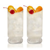 Mercury Crystal Highball Glasses, Set of 2