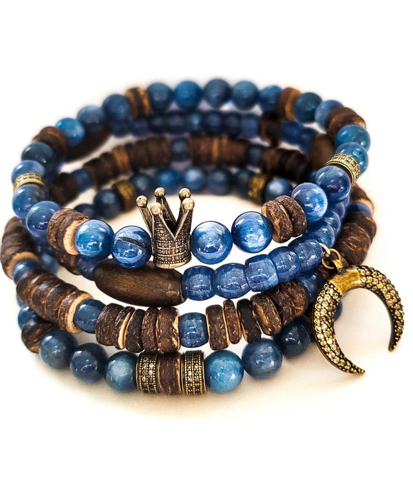 Kyanite Bracelet Stacked set