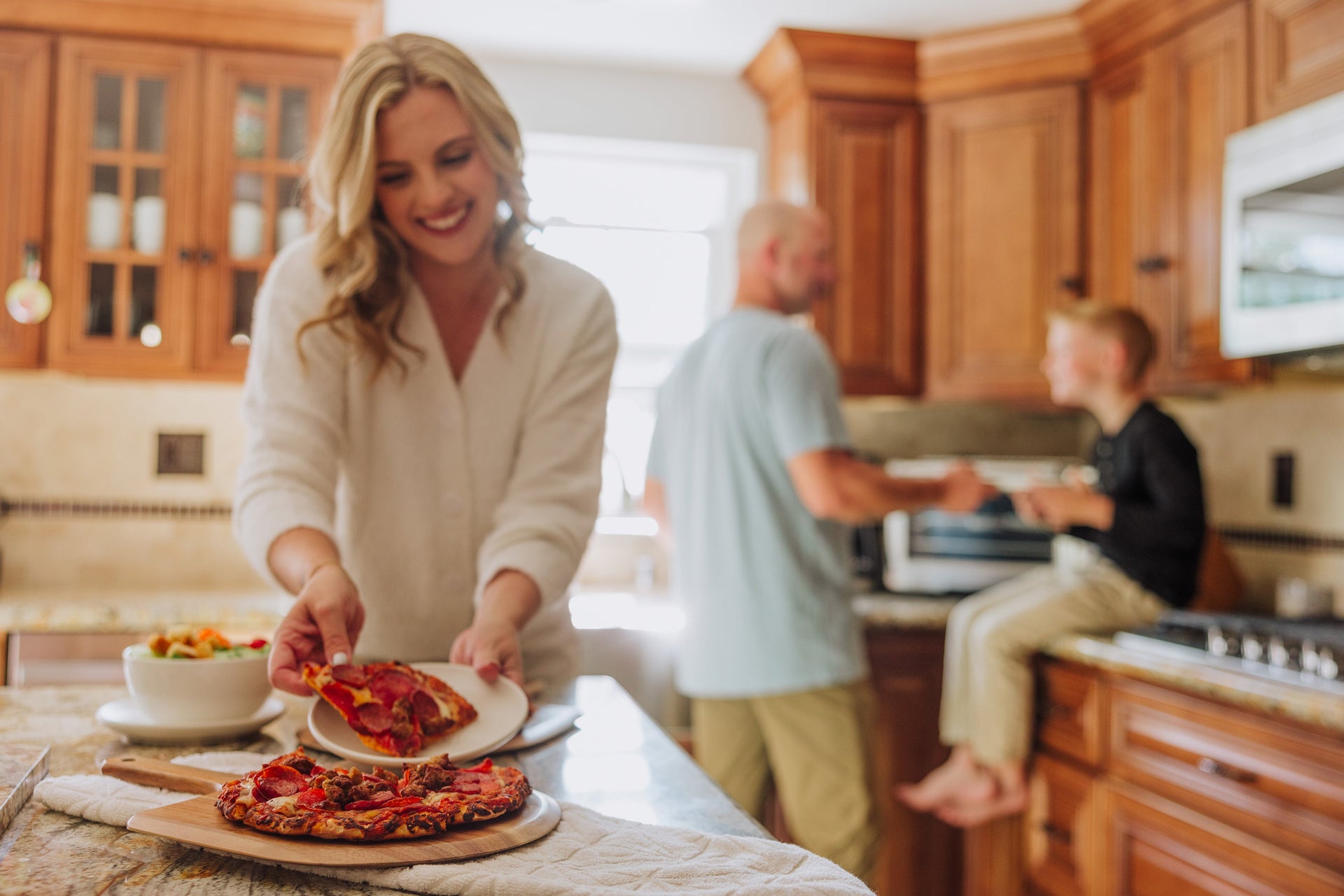 Acacia Personal Pizza Peel Serving Board Paddle Set of 2