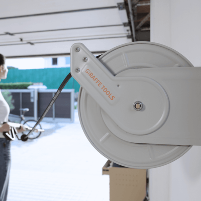 Retractable Pressure Hose Reel - 1/4in