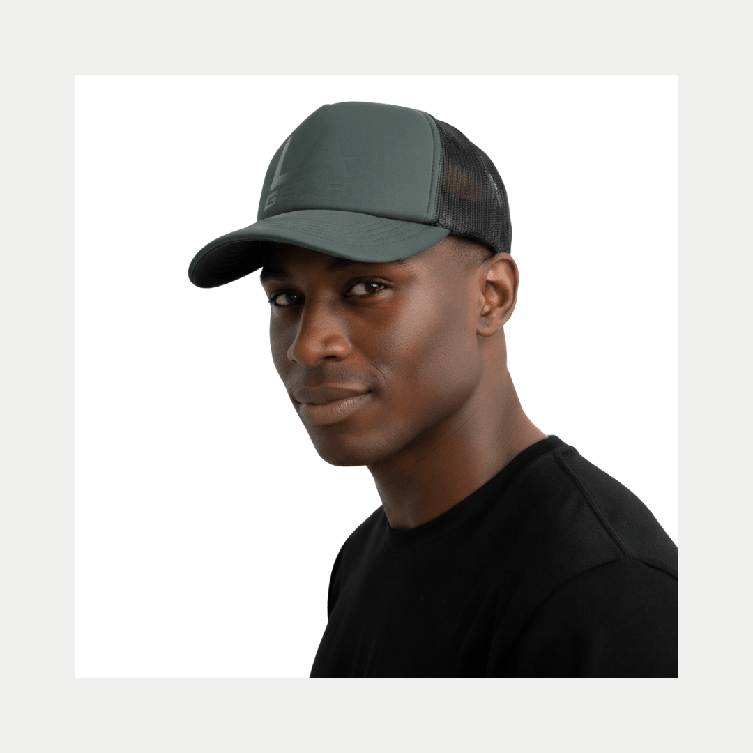 LA Gear Foam Trucker Hat | Sage