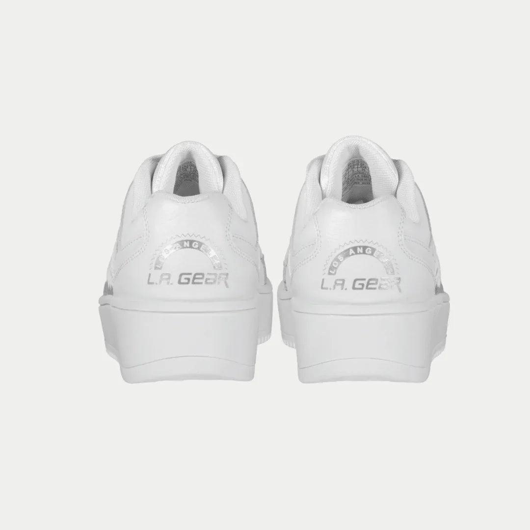 LA Gear Kids Flame Lowtop | White