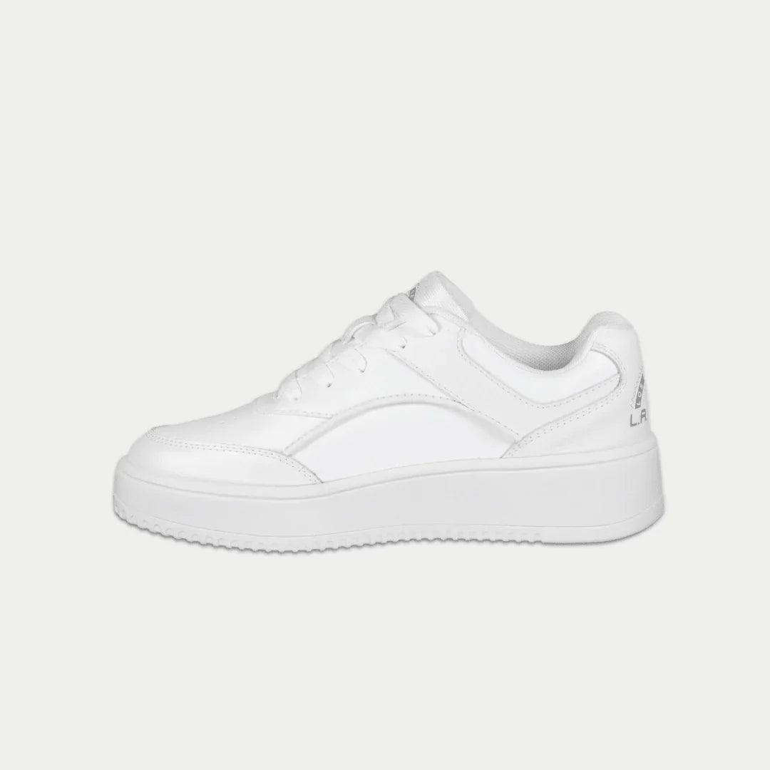 LA Gear Kids Flame Lowtop | White