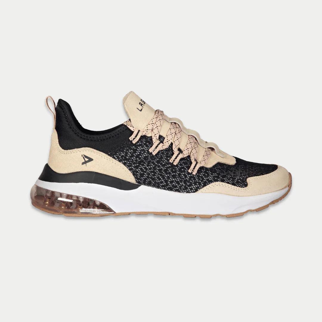 LA Gear Women’s Runyon Lowtop | Black x Pink