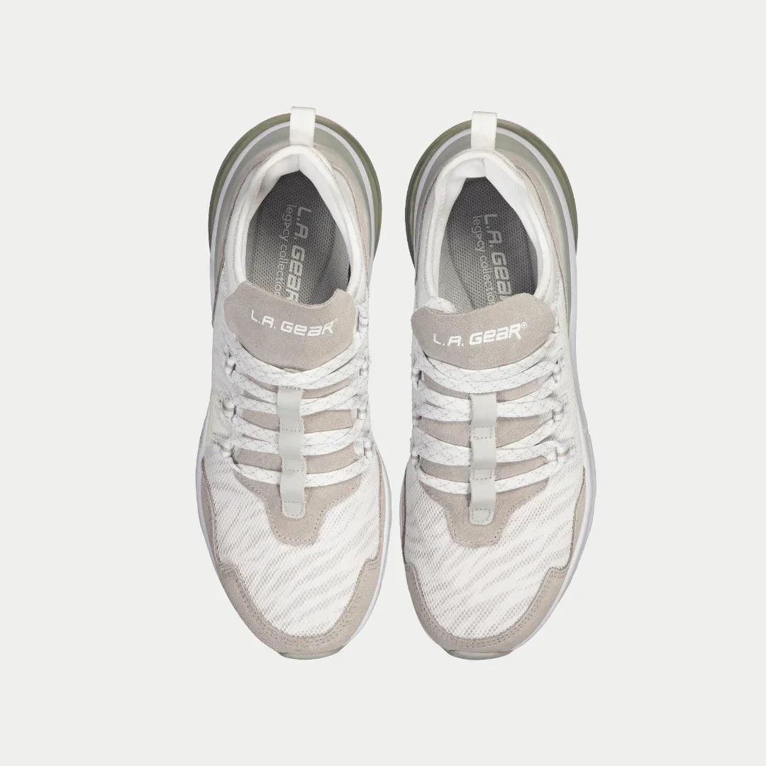 LA Gear Women's Runyon Lowtop | White x Gray