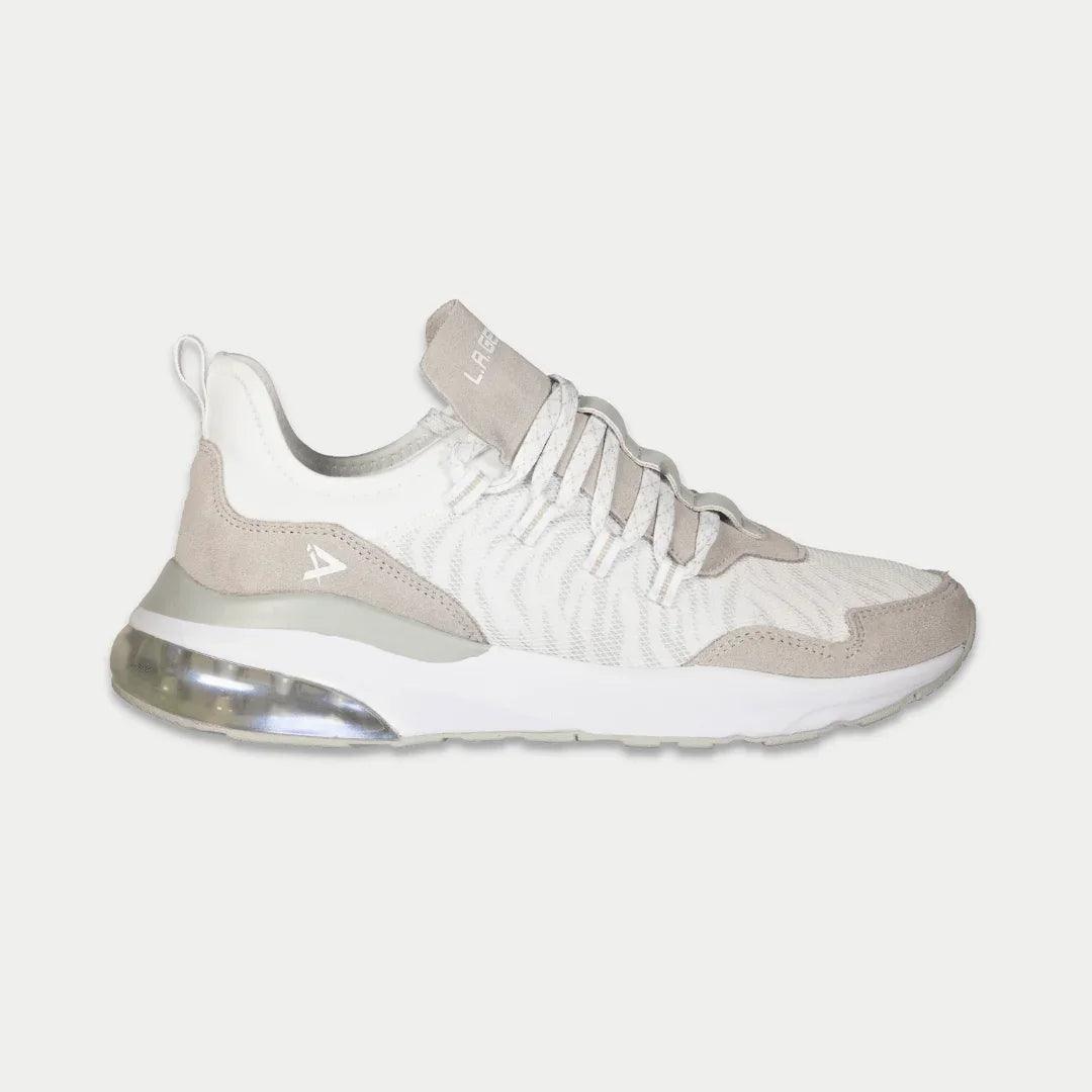 LA Gear Women's Runyon Lowtop | White x Gray