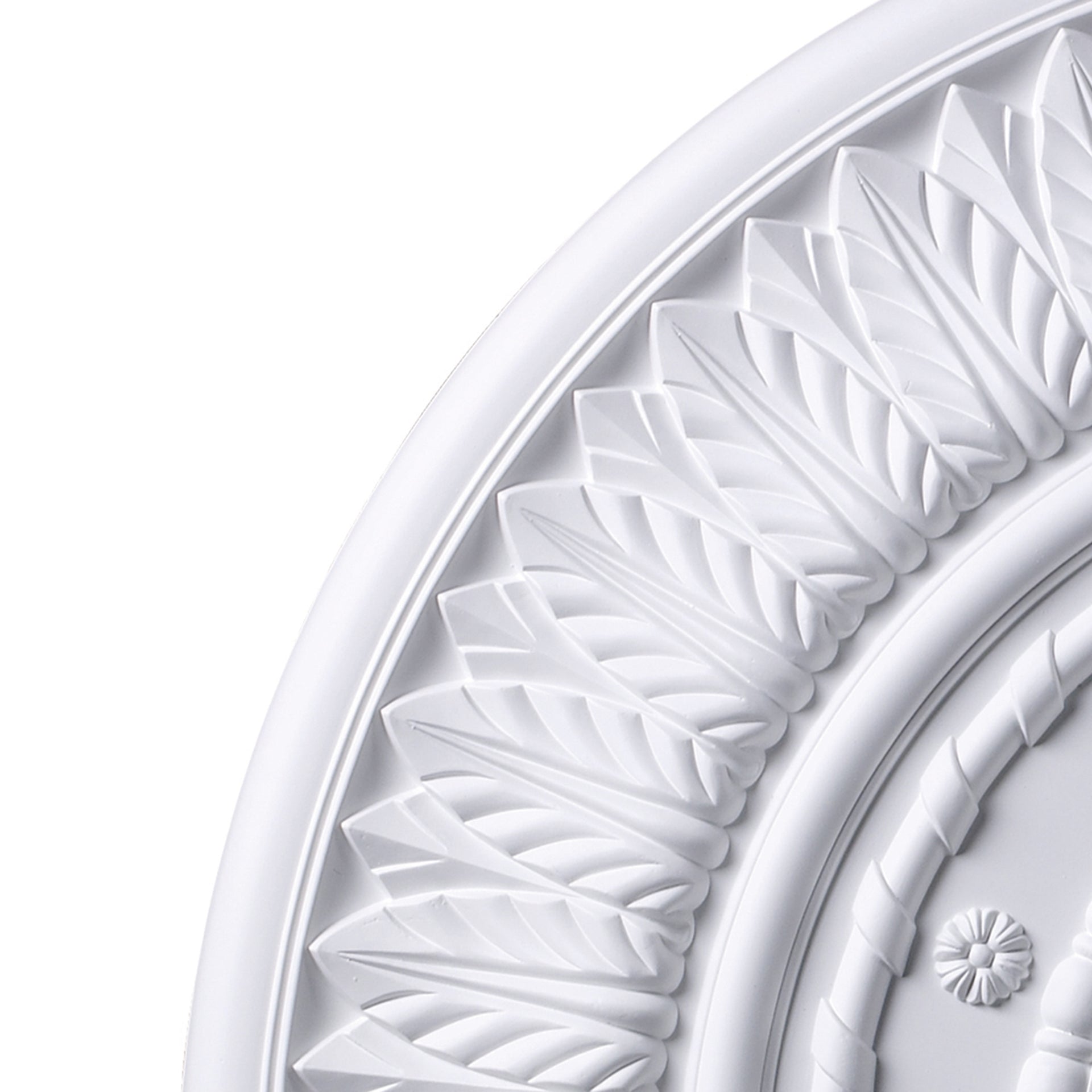 Corinna 33'' Wide Medallion - White