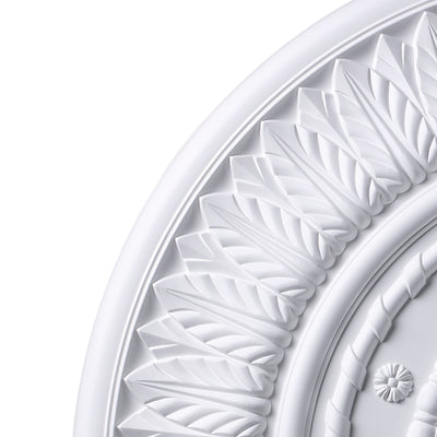 Corinna 33'' Wide Medallion - White