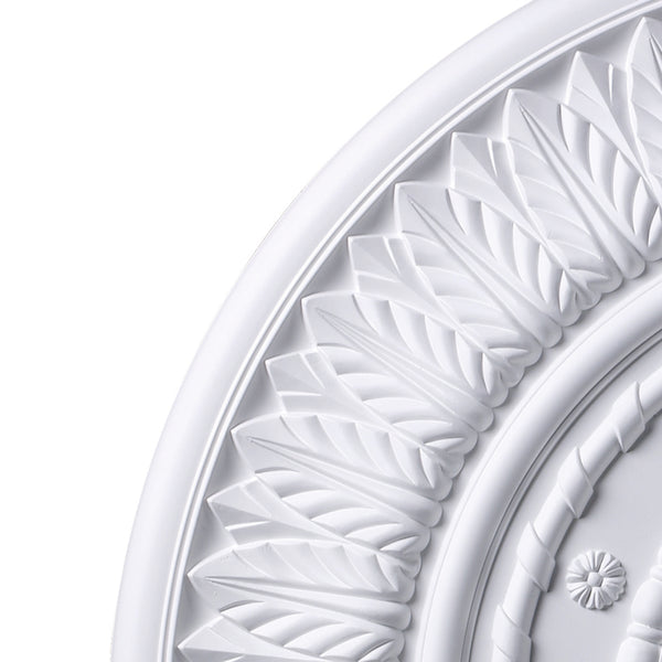 Corinna 33'' Wide Medallion - White