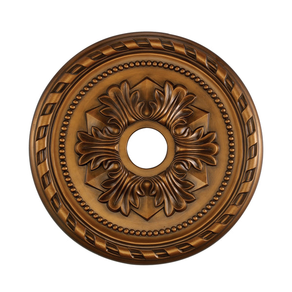 Corinthian 22'' Wide Medallion - Antique Bronze