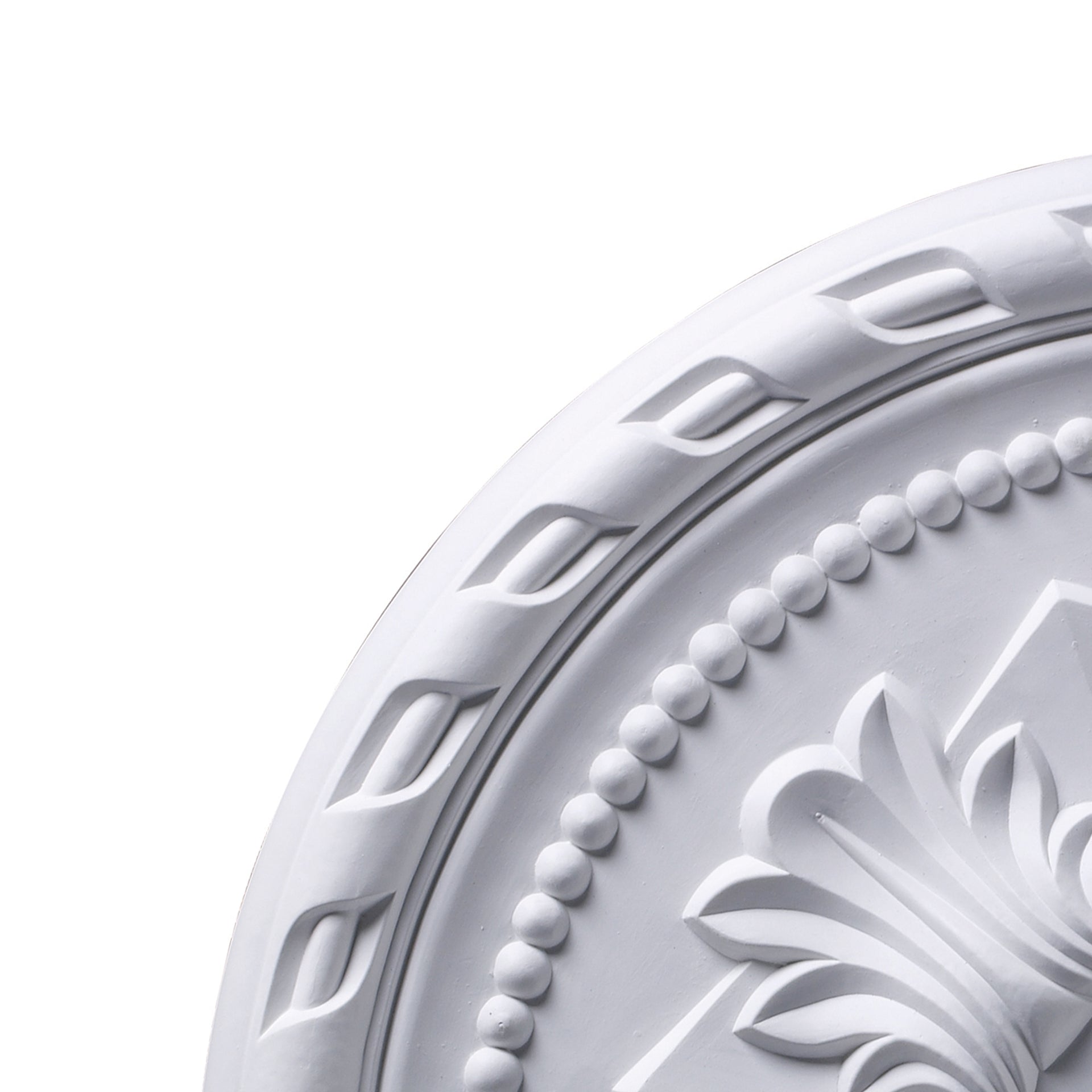 Corinthian 22'' Wide Medallion - White