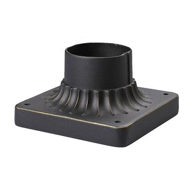 Outdoor Accessory Pier Mount - Weathered Charcoal