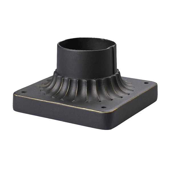 Outdoor Accessory Pier Mount - Weathered Charcoal
