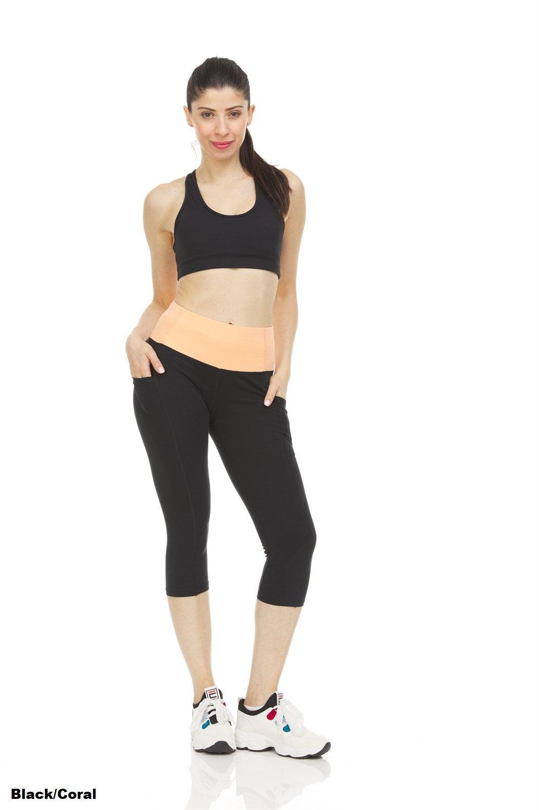 Women's High Waist Tummy Control Yoga Capris
