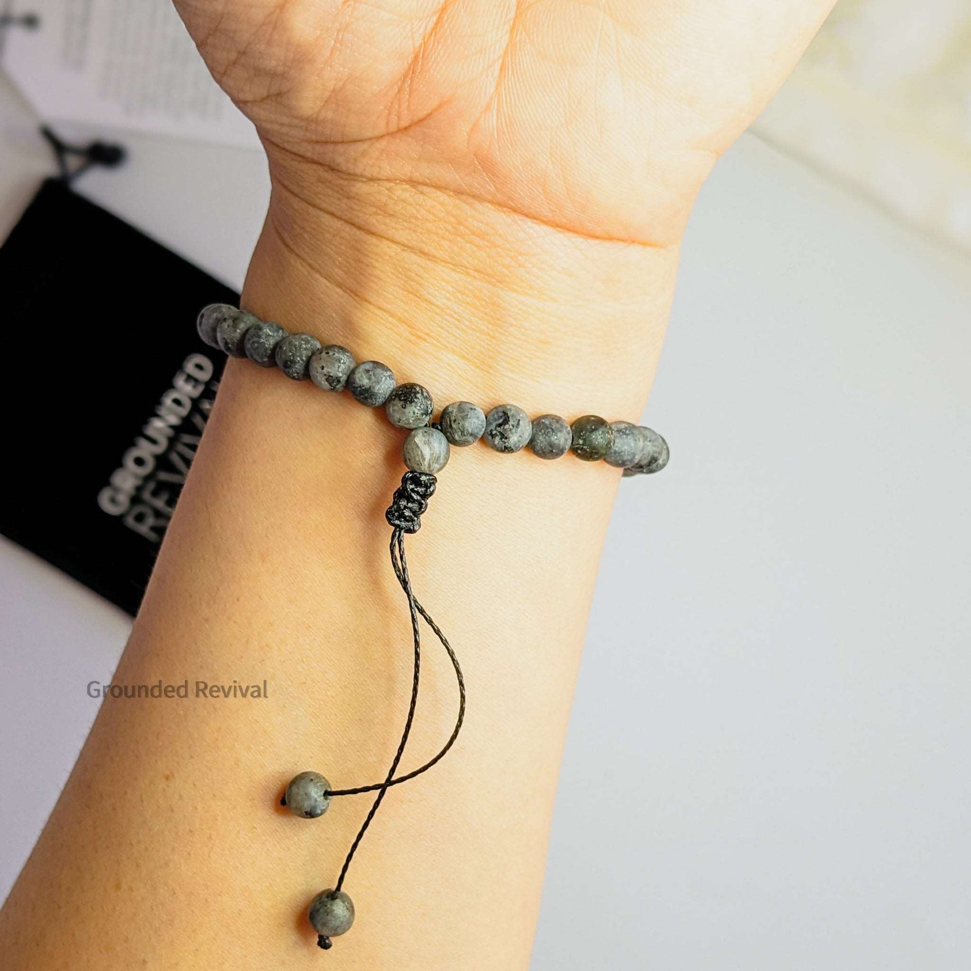 Labradorite Tasbih Bracelet | Men's Misbaha - 33 Beads, 6mm