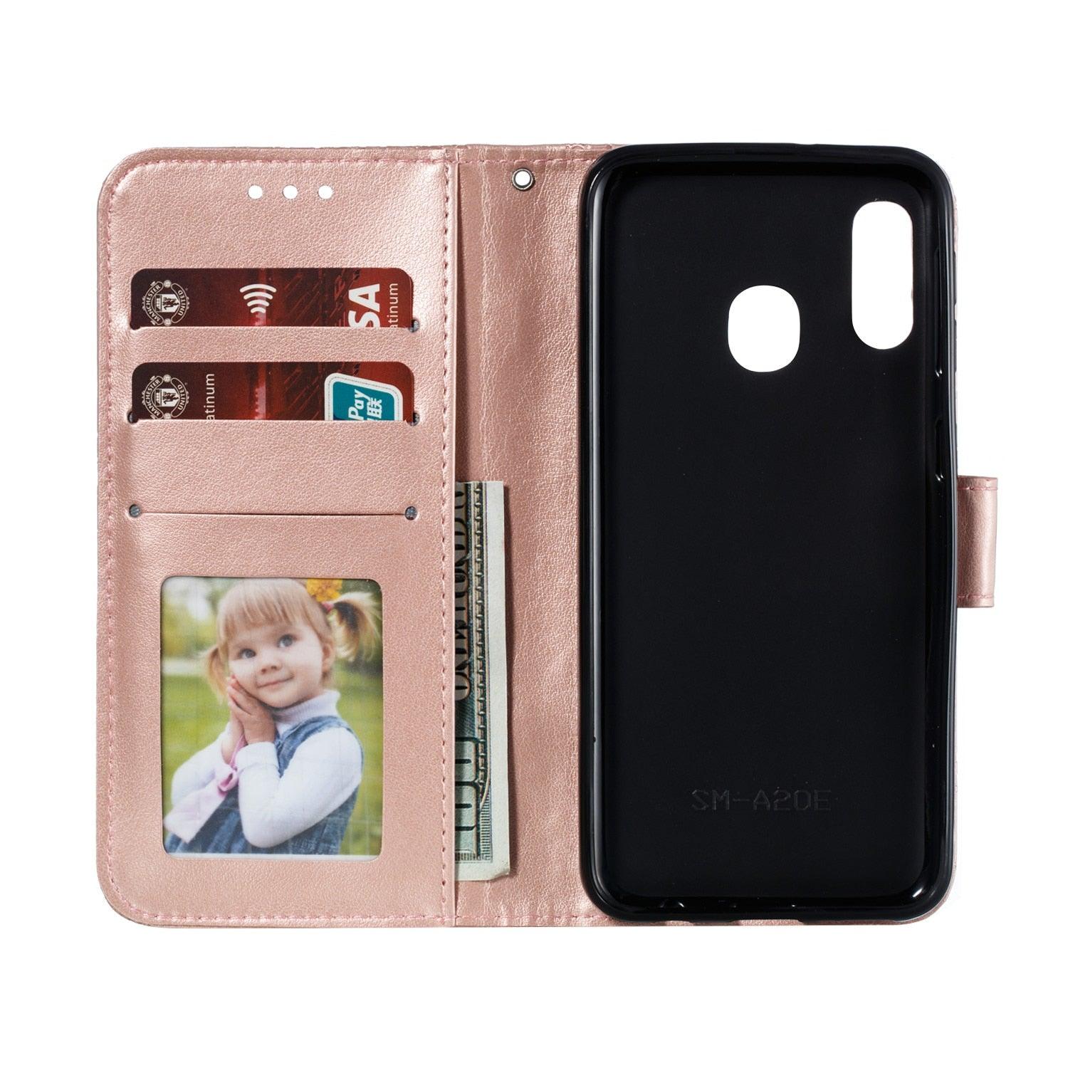 Lace Flower Leather Wallet Case For Xiaomi Redmi Note 11 10 Pro 7 6 8 8t Redmi 10c 10a A1 9t 7a 8a 9c 9a Case Mi A3 A2 Lite 9 Phone Case Premium Pu Leather Flip Cover With Card Holder Feature Protective Cover