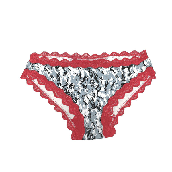 Women's Camo Lace Panty - Envision Red Hunting Underwear - Wilderness Dreams
