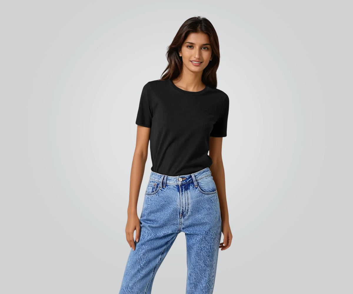 T Shirts for Women - White Tee - Black Tee - Bamboo T Shirts