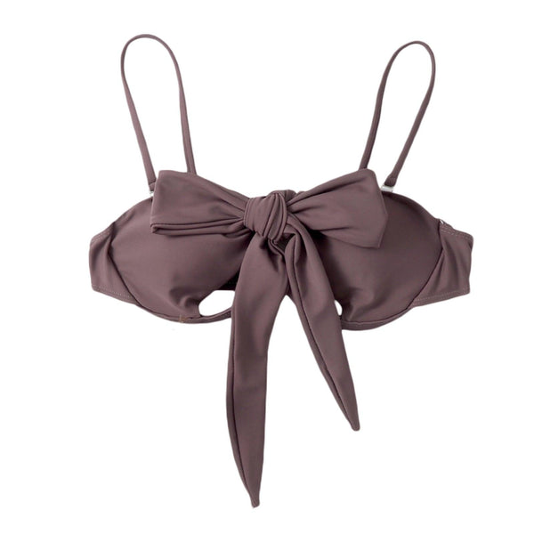 Ladies Summer Solid Color  Swimsuit Female Detachable Shoulder Strap Halter Bikini Women's Bikini Swimsuits One Piece Bathing Suits Tie Knot Cutout Swimwear with Crisscross Design