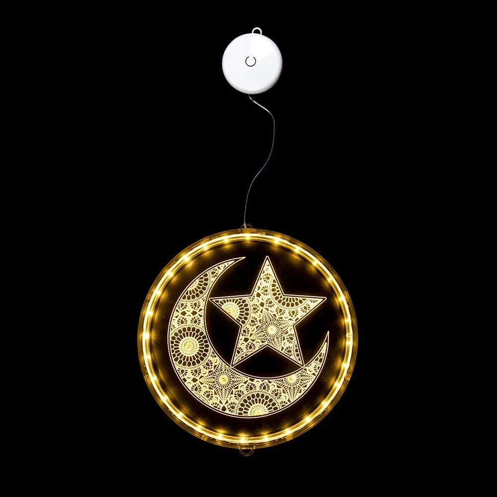 Lamp - LED Ramadan Eid Mubarak 12.5cm