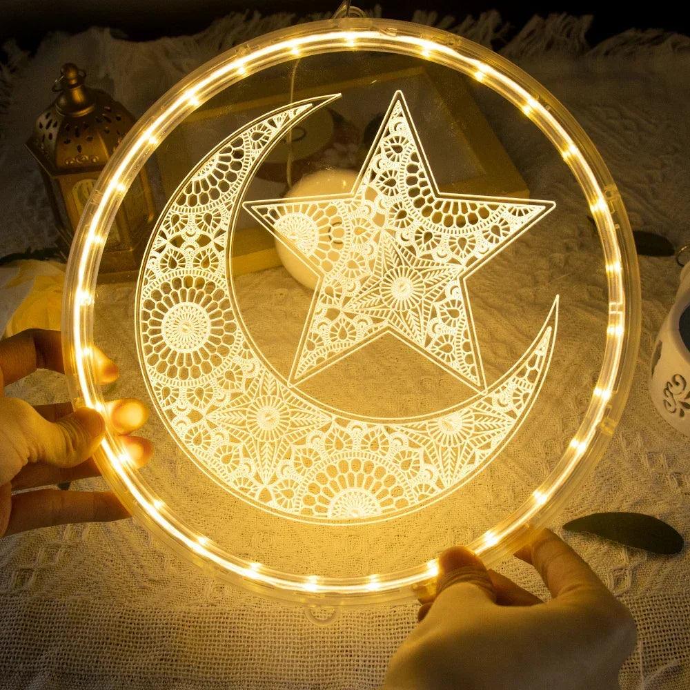 Lamp - LED Ramadan Eid Mubarak 12.5cm