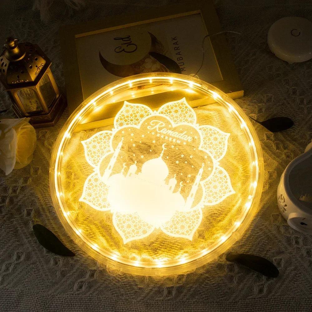 Lamp - LED Ramadan Eid Mubarak 12.5cm
