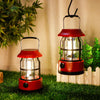 Set of 2 LED Solar Camping Lantern Dimmable