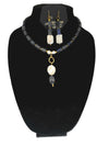 Lapis Lazuli and Freshwater Pearls Necklace set