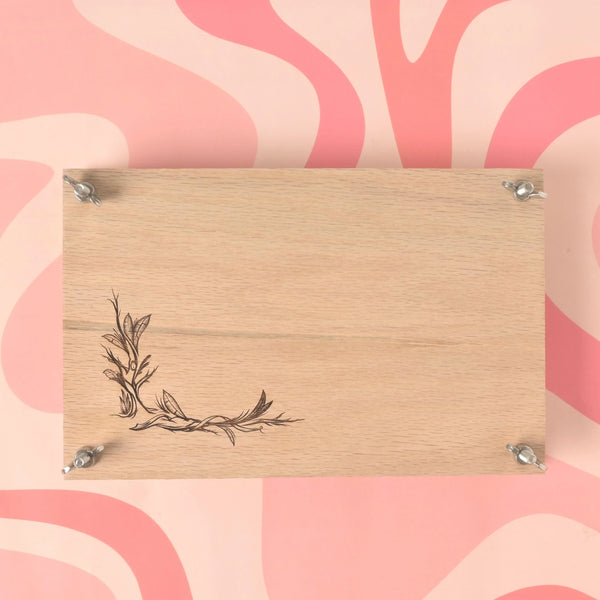 Large Flower Press Kit, Oak