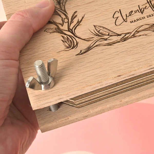 Large Flower Press Kit, Oak