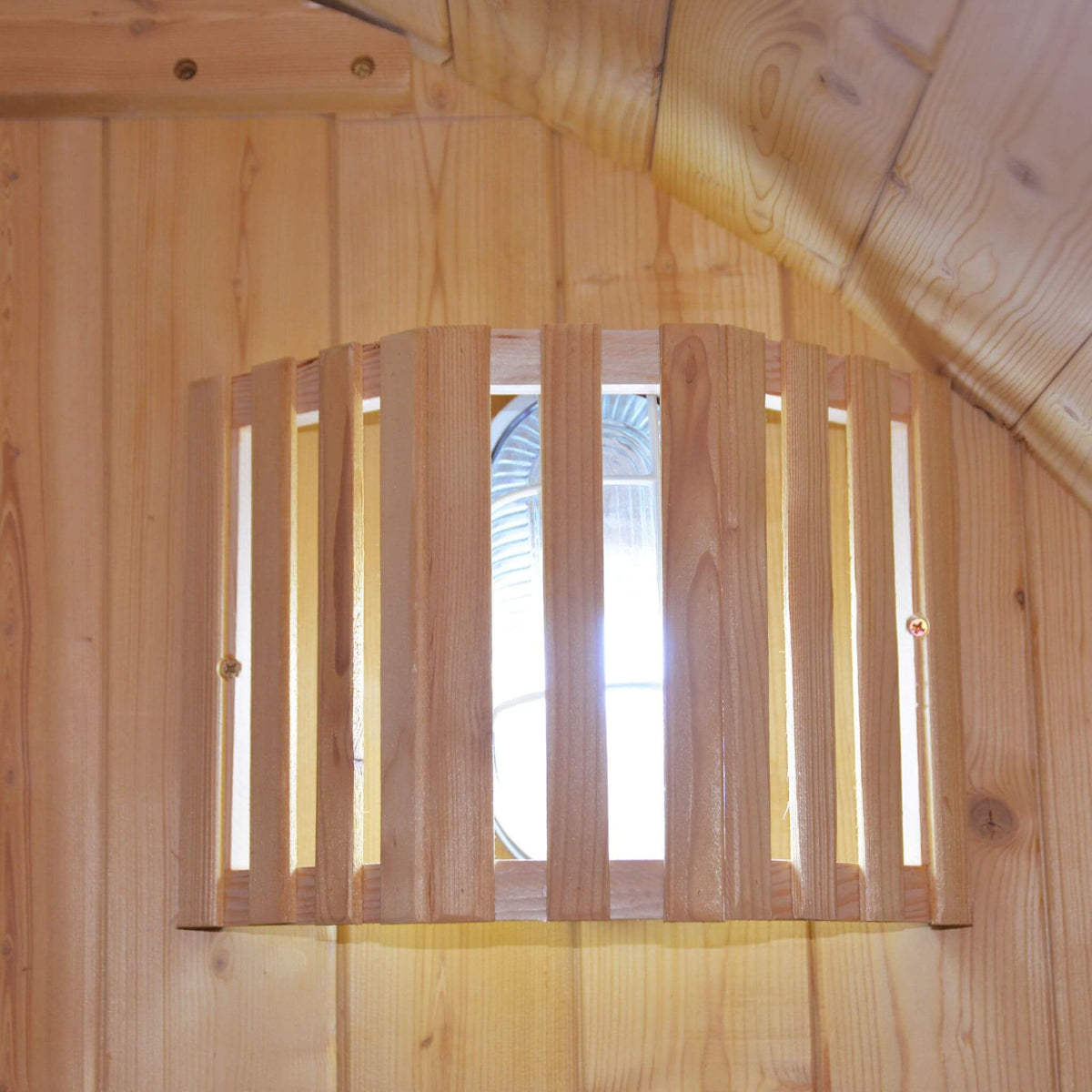 Ignite Large Premium American White Oak Outdoor Wooden Barrel Sauna With 4.5KW Sauna Heater (SAK45968)