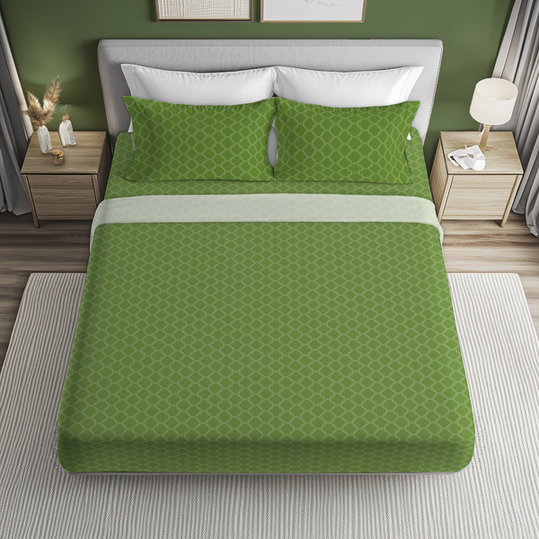 Cotton Blend Sheet Set | Lattice (Spring Romance Collection)