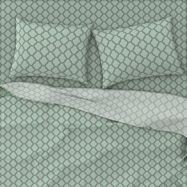 Cotton Blend Sheet Set | Lattice (Spring Romance Collection)