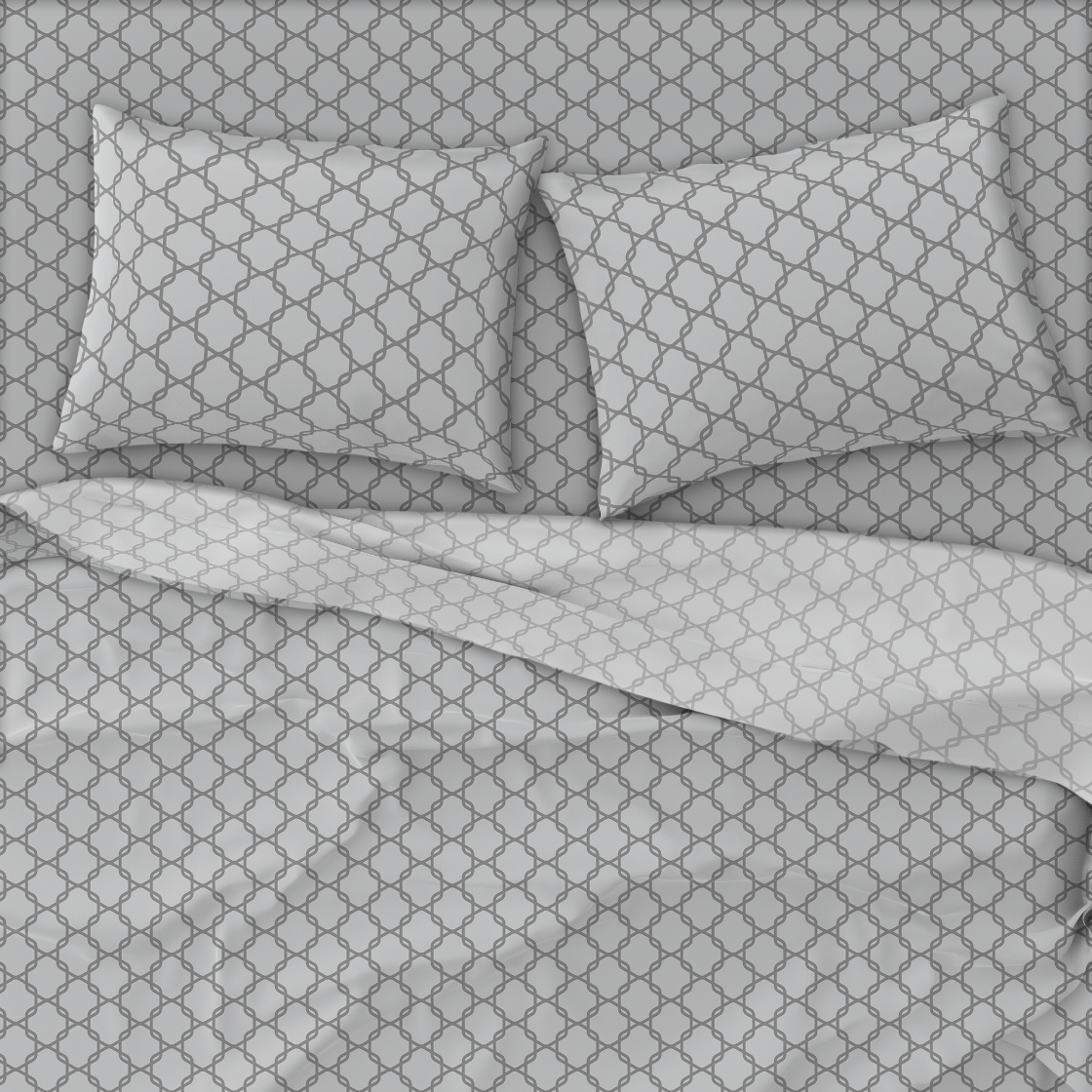 Cotton Blend Sheet Set | Lattice (Spring Romance Collection)