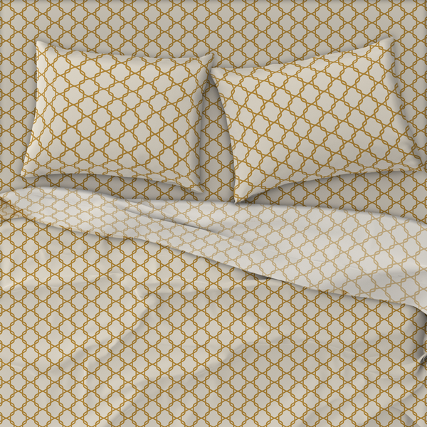 Cotton Blend Sheet Set | Lattice (Spring Romance Collection)