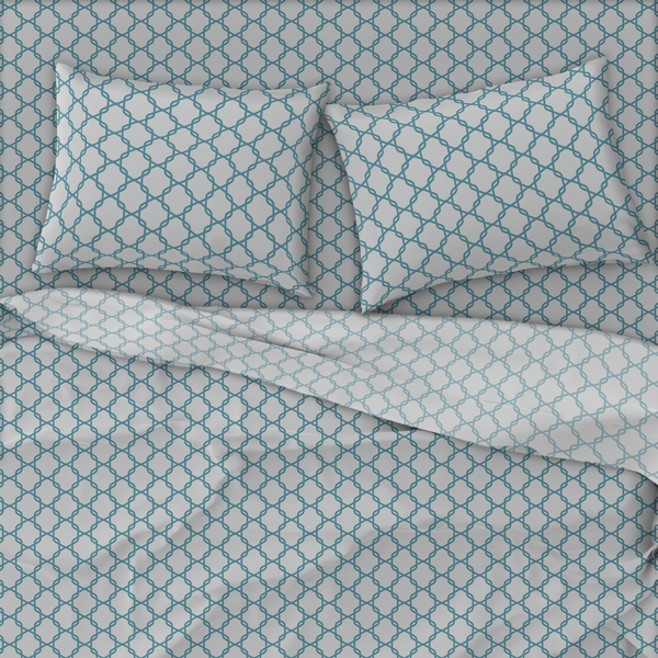 Cotton Blend Sheet Set | Lattice (Spring Romance Collection)