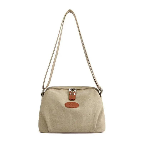 Lavish Style Canvas Crossbody Bag For Women And Girld Travel Bag Lightweighted Casual Shoulder Bag For Females